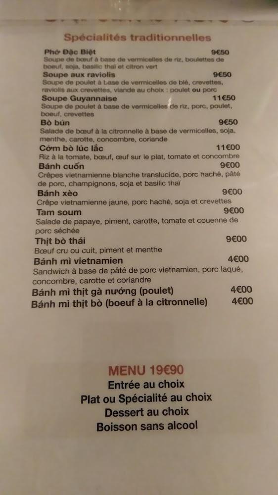 Saveur d'Asie - Menu Image 3