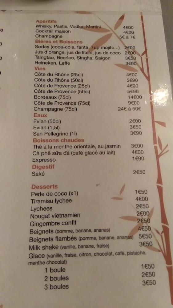 Saveur d'Asie - Menu Image 4